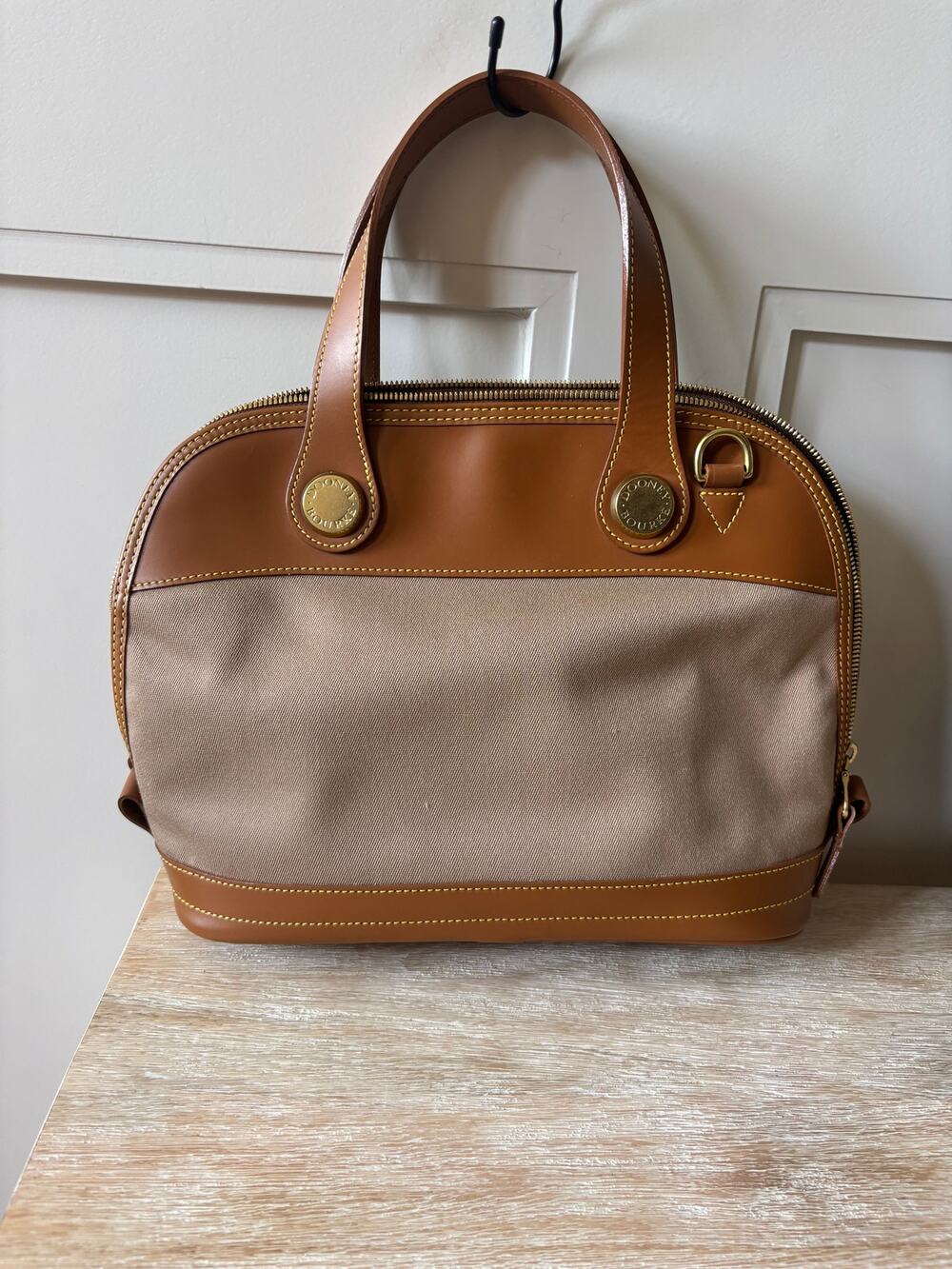 Dooney & Bourke Brown Taupe Satchel
